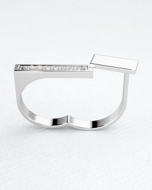 Bague en or jaune et diamants