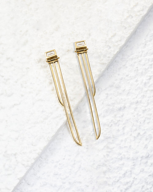 Boucles d'oreilles en or jaune