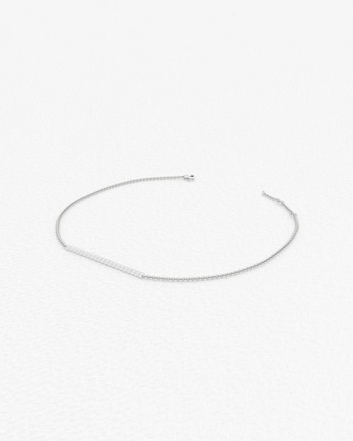 Bracelet en or blanc et diamants