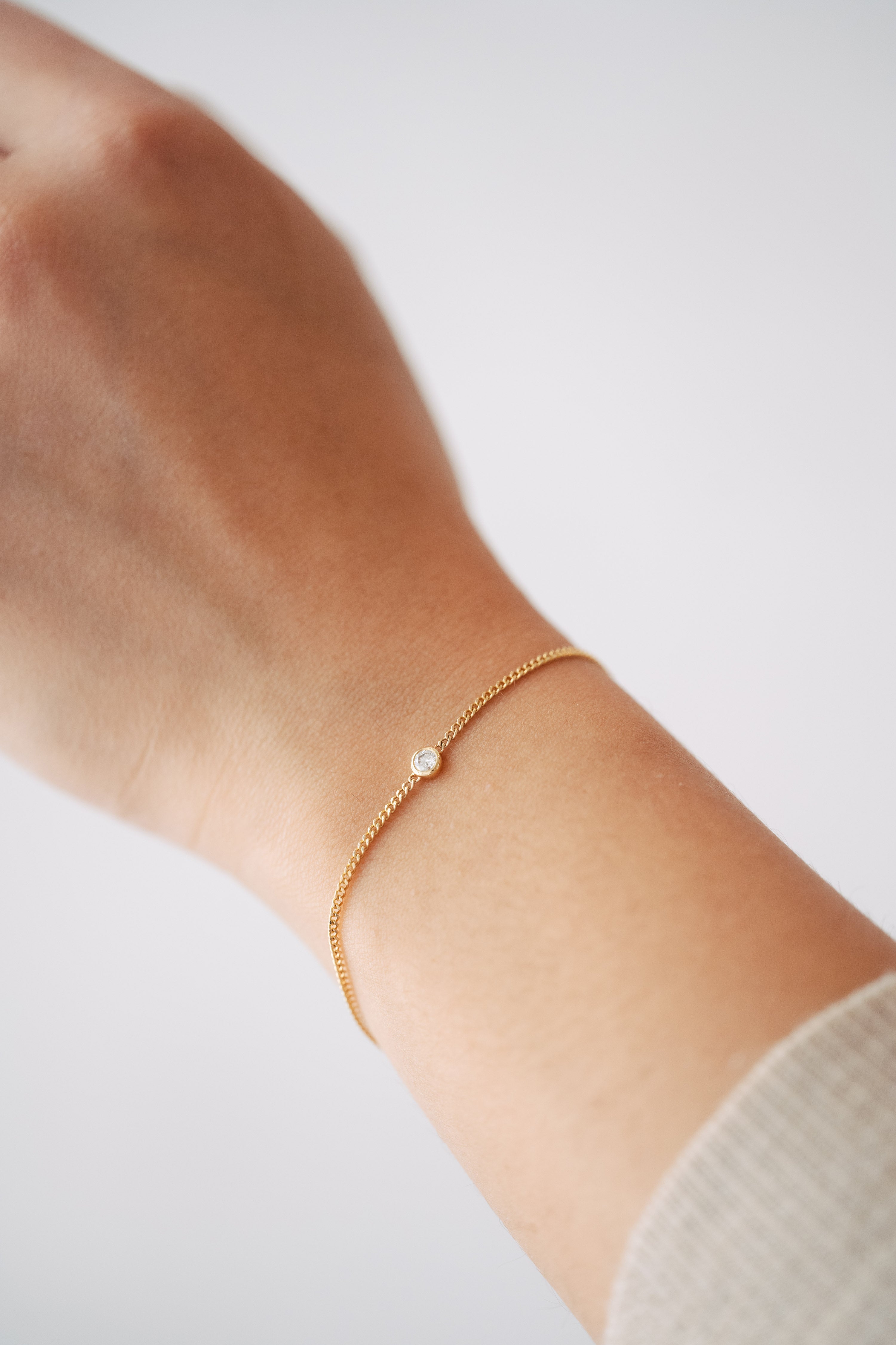 Bracelet en or jaune et diamants – Polomé