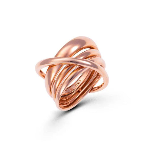 Bague de la marque Pesavento en argent rosé