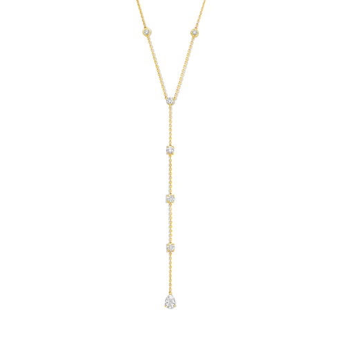 Collier en or jaune et diamants