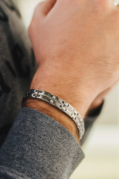 Steel bracelet