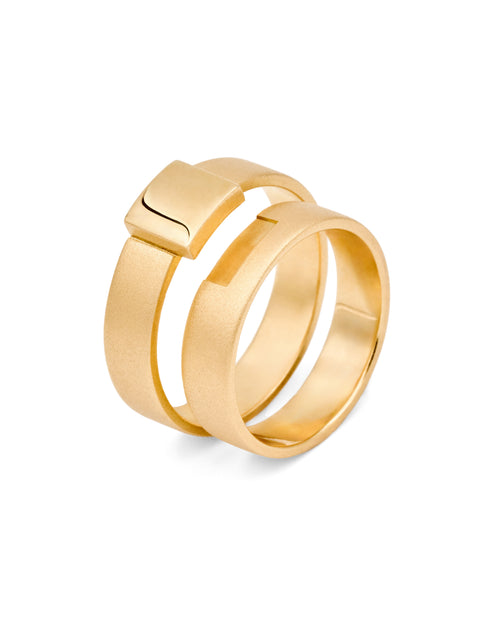 Rose gold ring