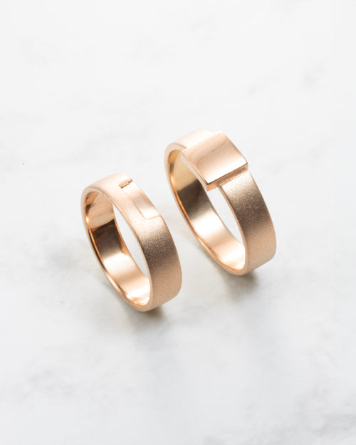 Rose gold ring