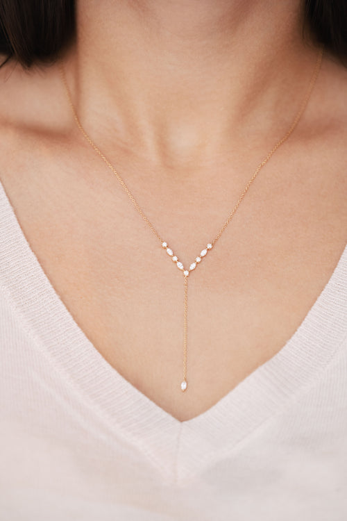 Collier en or jaune et diamants