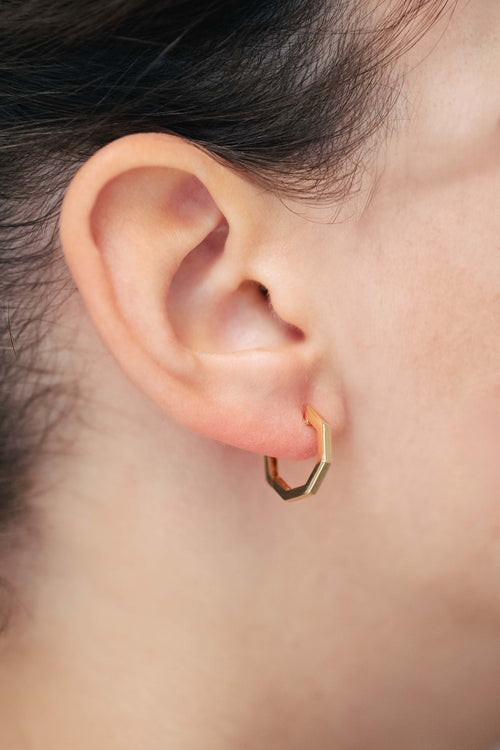 Boucles d'oreilles en or rose
