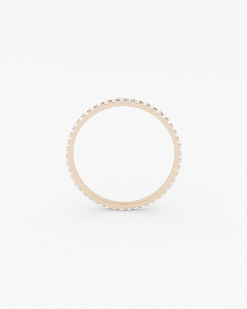Bague en or blanc et diamants