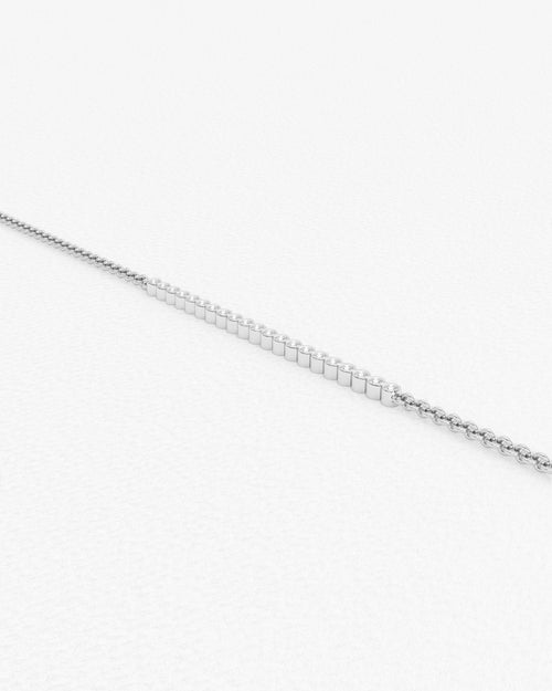 Bracelet en or blanc et diamants