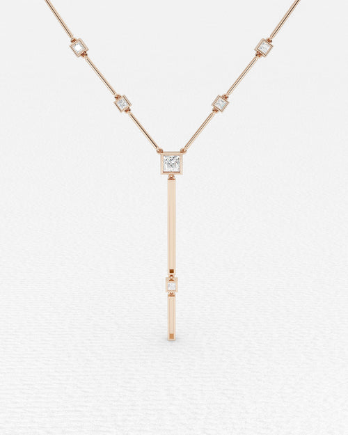 Pendentif en or rose et diamants