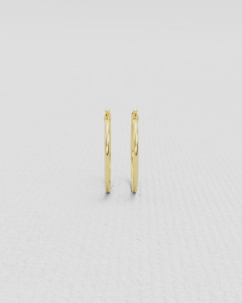 Boucles d'oreilles en or jaune 18 kt de 1,70 gr