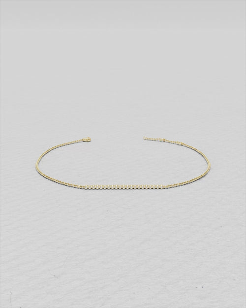Bracelet en or blanc et diamants