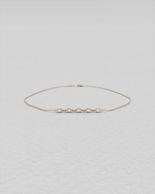 Bracelet en or jaune et diamants