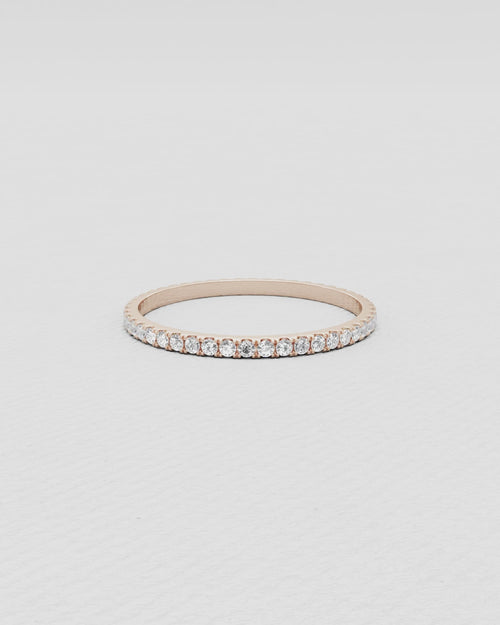Bague en or blanc et diamants