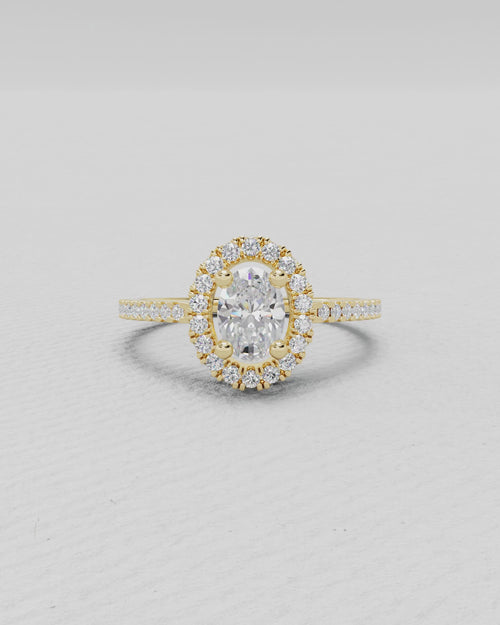 Bague en or blanc et diamants