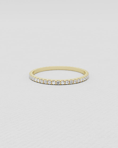 Bague en or blanc et diamants