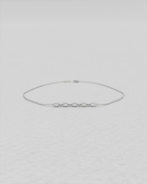 Bracelet en or jaune et diamants
