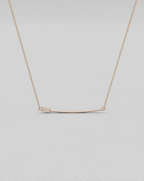 Collier en or jaune et diamants
