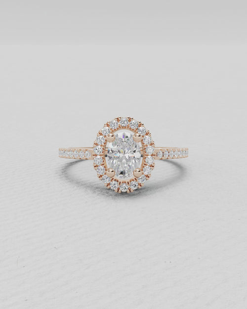 Bague en or blanc et diamants