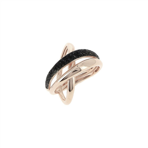 Bague de la marque Pesavento en argent et Polvere di Sagno